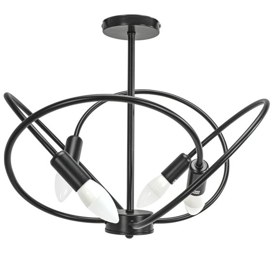 TOOLIGHT loftlampe APP1093-4C Sort 36x60x36cm