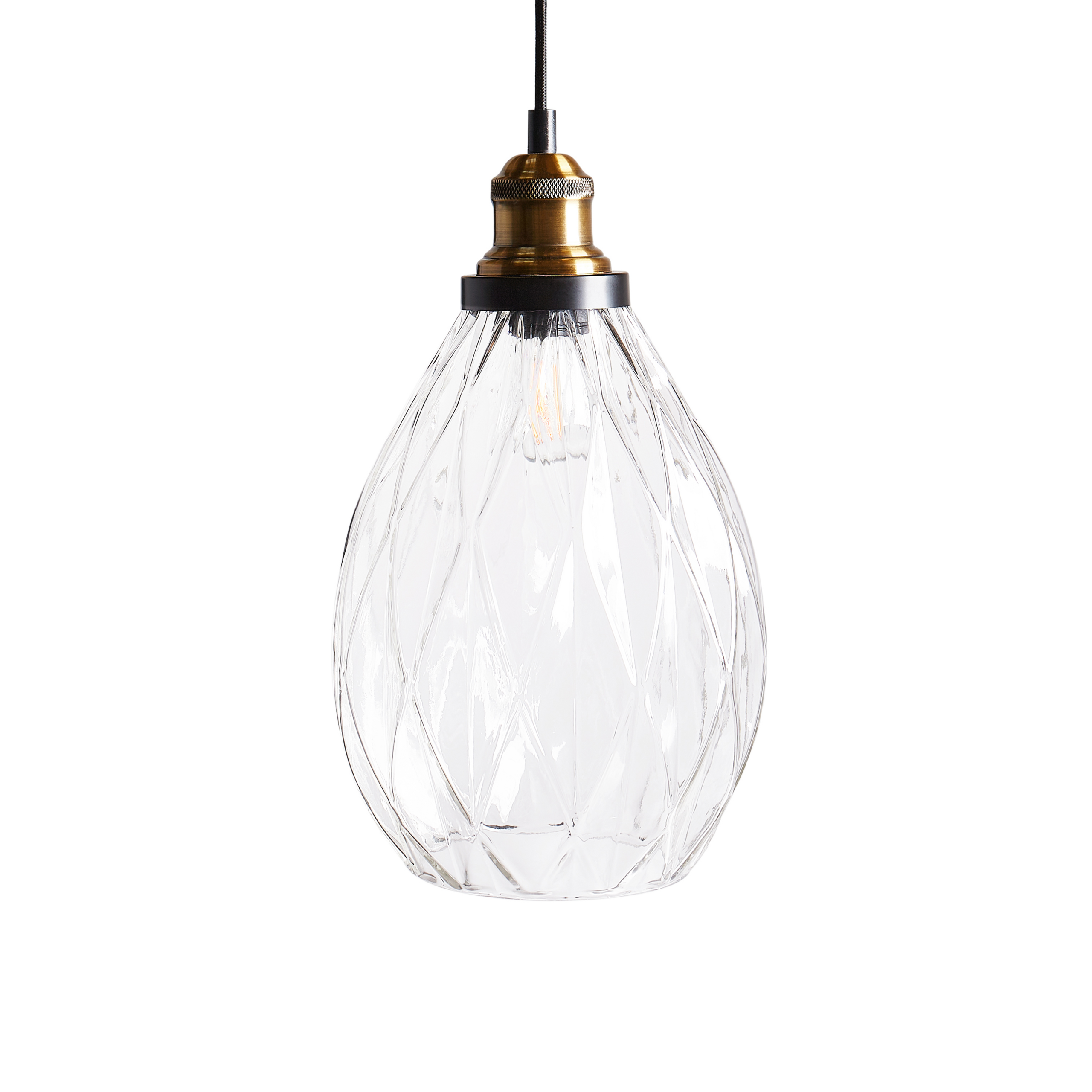 Loftlampe COOSA Glas Transparent