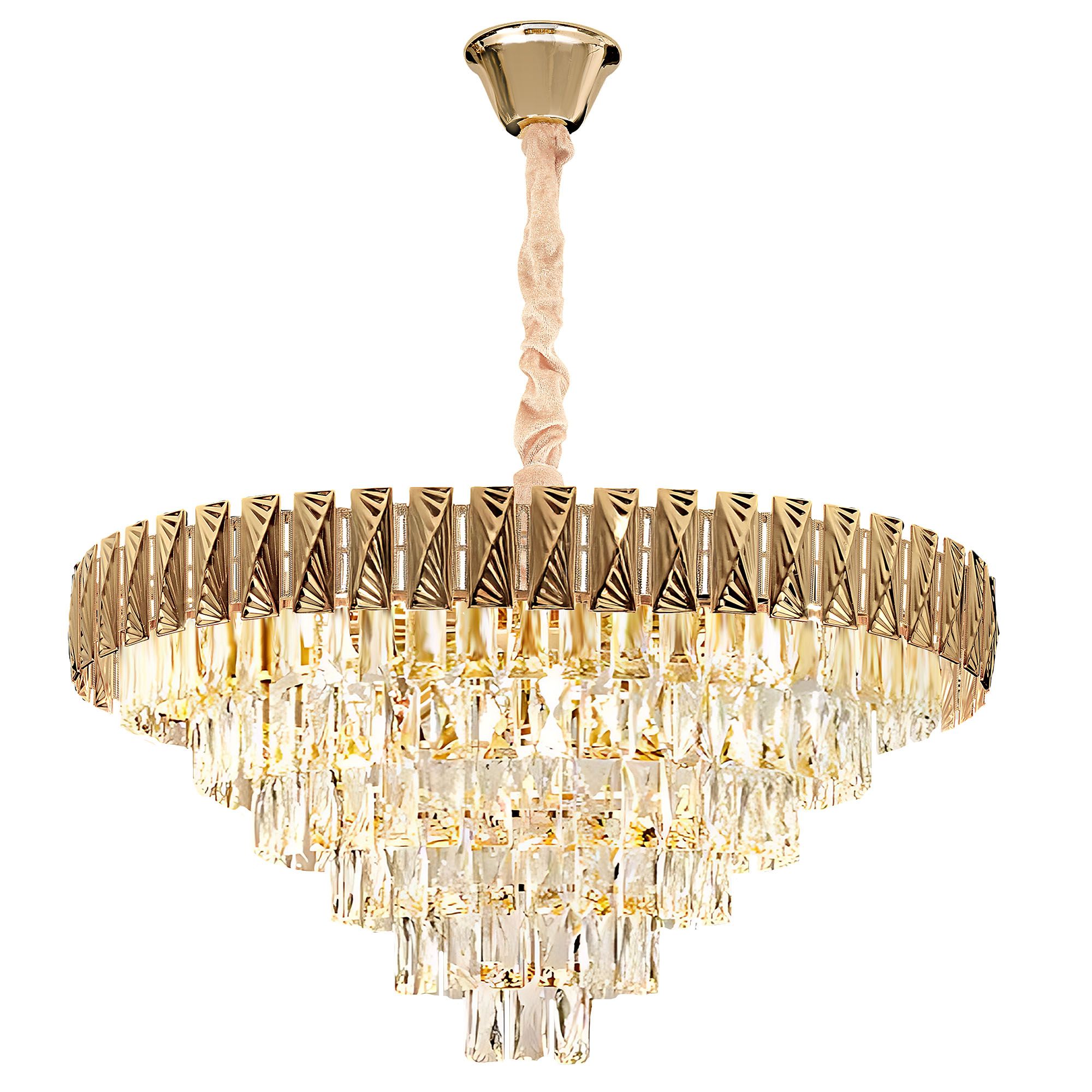 TOOLIGHT hængende loftlampe G061-CP 80CM Guld 84x78x39cm