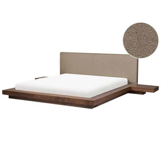 Vandseng Boucle ZEN 180 x 200 cm Brun ask