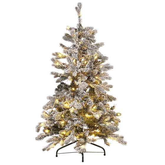 Forbelyst juletræ LED TATLOW 120 cm Grøn