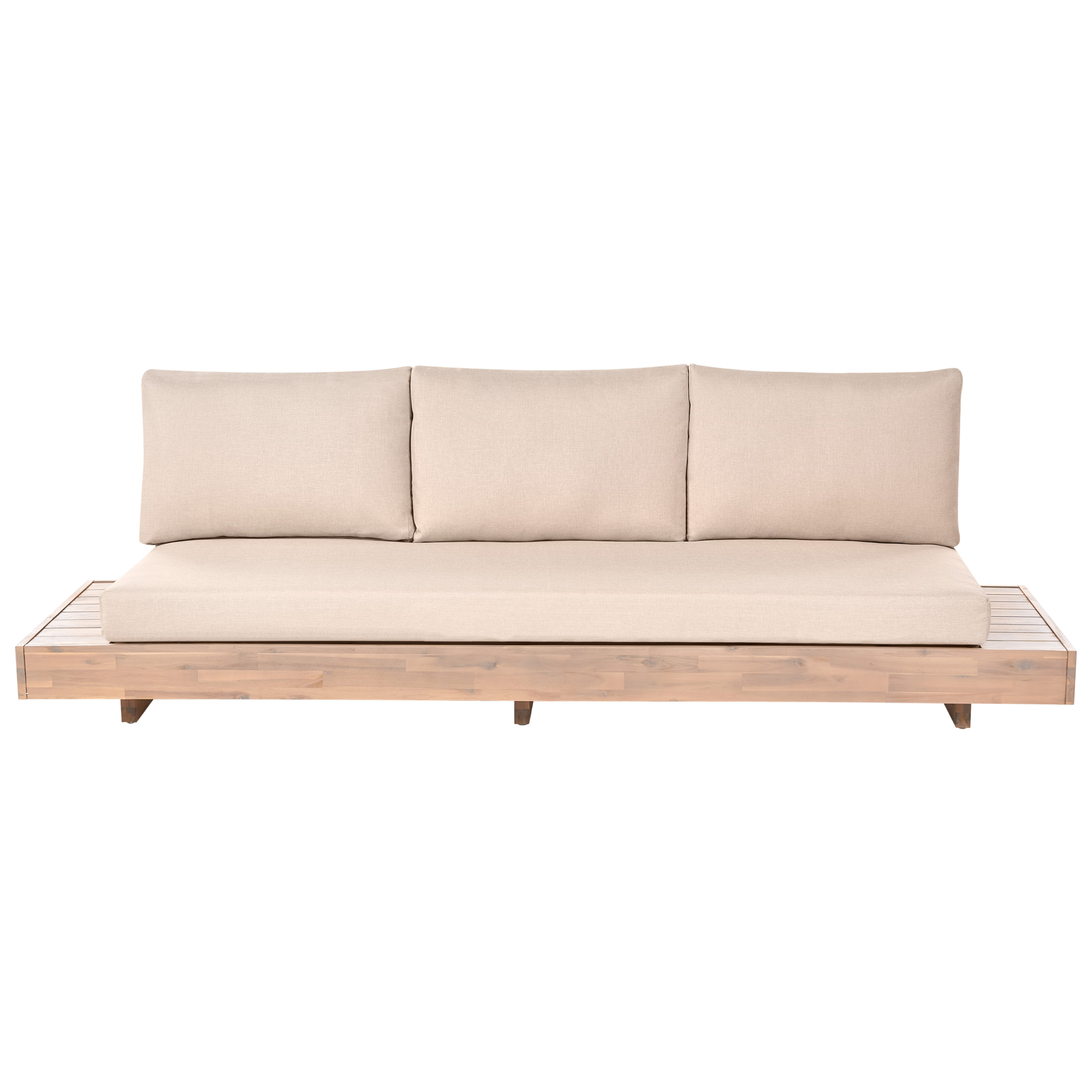 Havesofa 3 personers MARETTIMO Certificeret akacietræ Beige