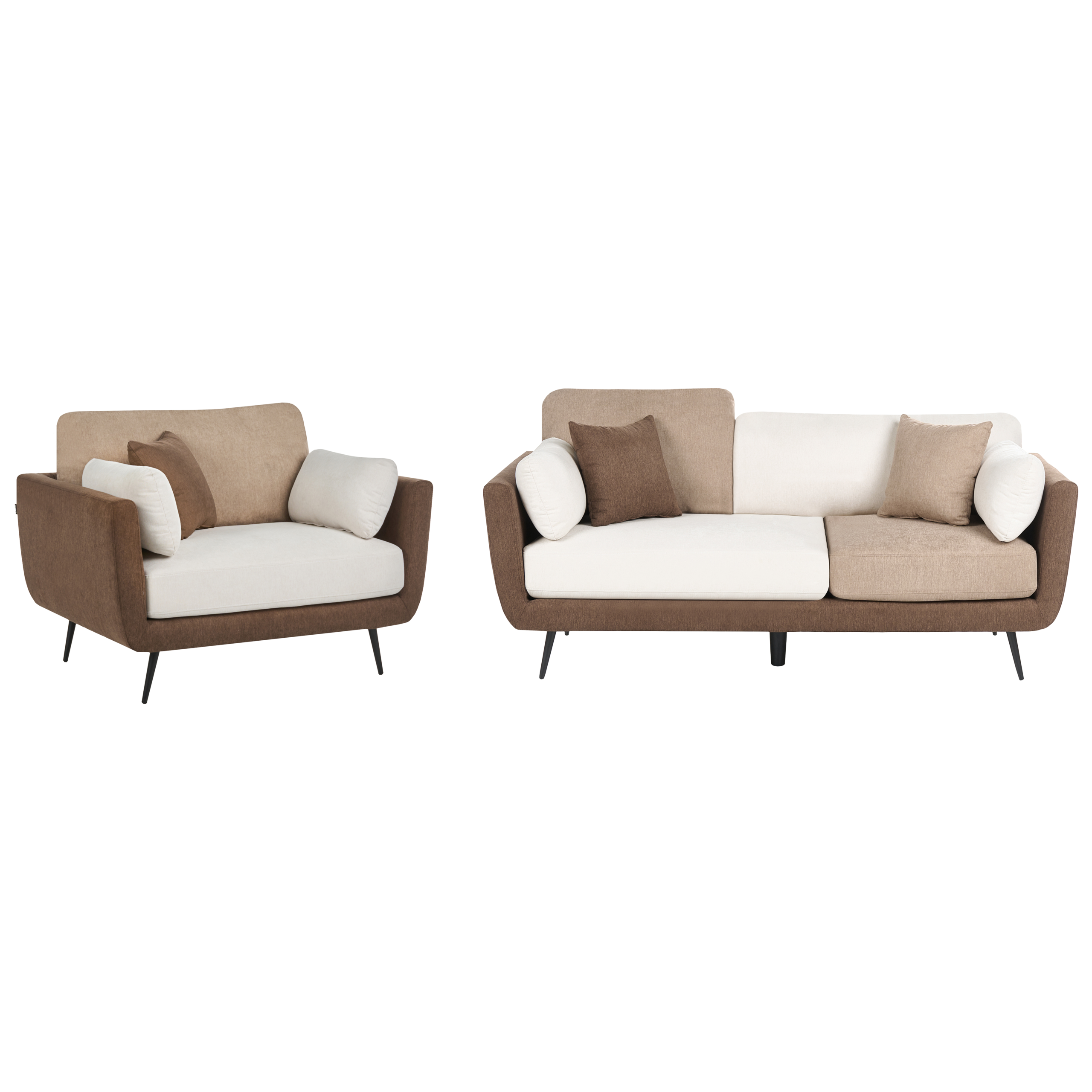 Sofasæt 4 personers BOLGA Brun