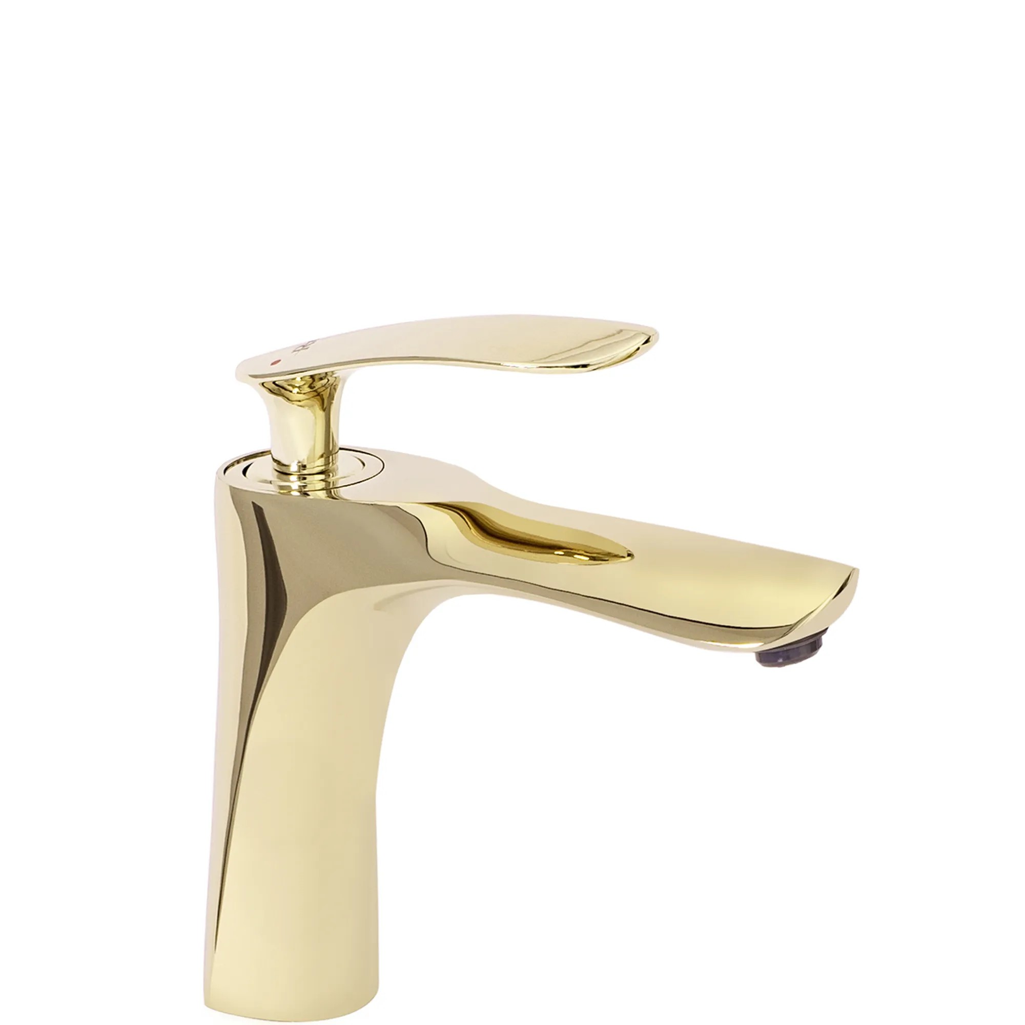 REA håndvaskarmatur ORBIT Lav Guld, 16x4,5x17cm
