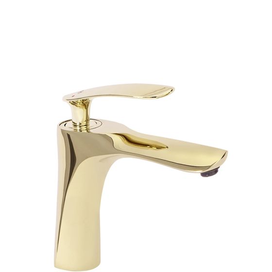 REA håndvaskarmatur ORBIT Lav Guld, 16x4,5x17cm