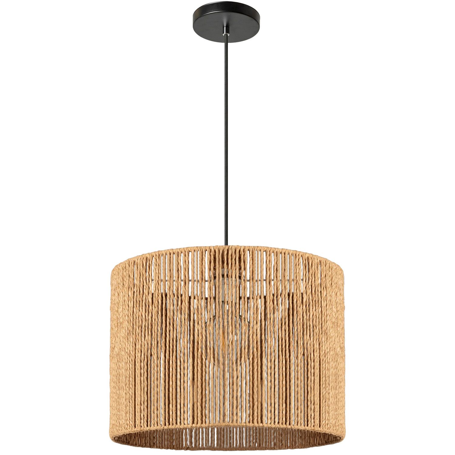 TOOLIGHT hængende loftlampe APP1324-1CP BOHO 30CM Brun 30x30x22cm