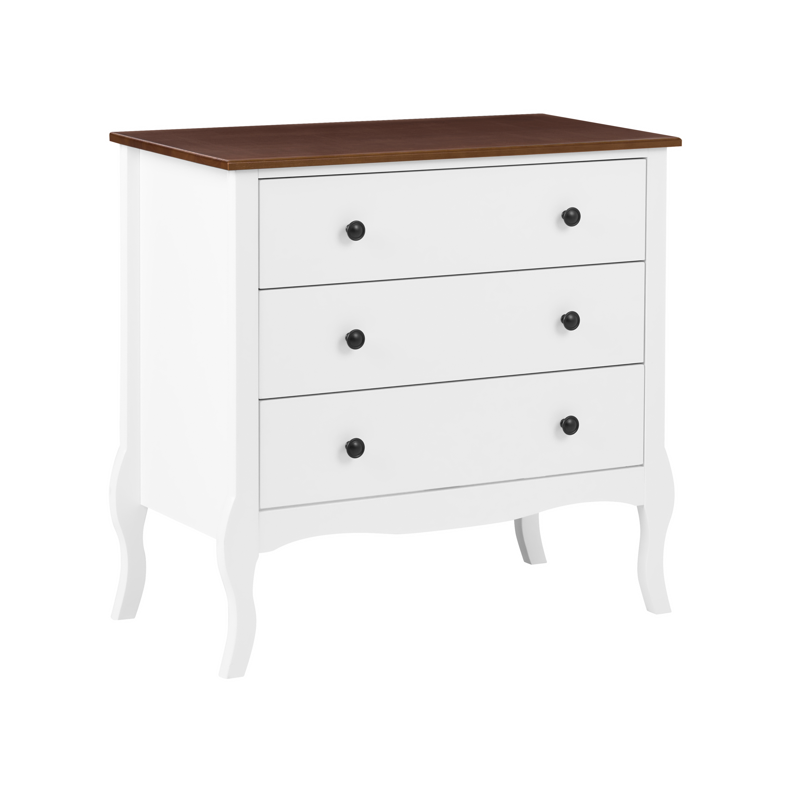 3 skuffers commode NUNDLE Hvid