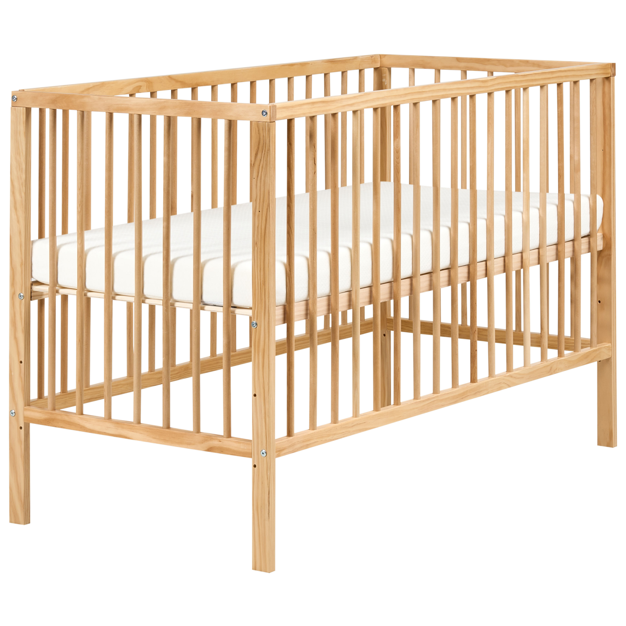 Babyseng Fyretræ BELENGER 60 x 120 cm Lysebrun