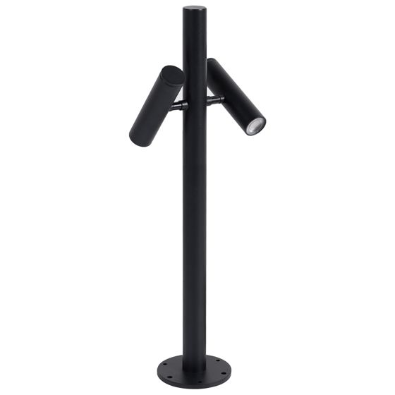 Udendørs LED-bedlampe FLUVIA Sort