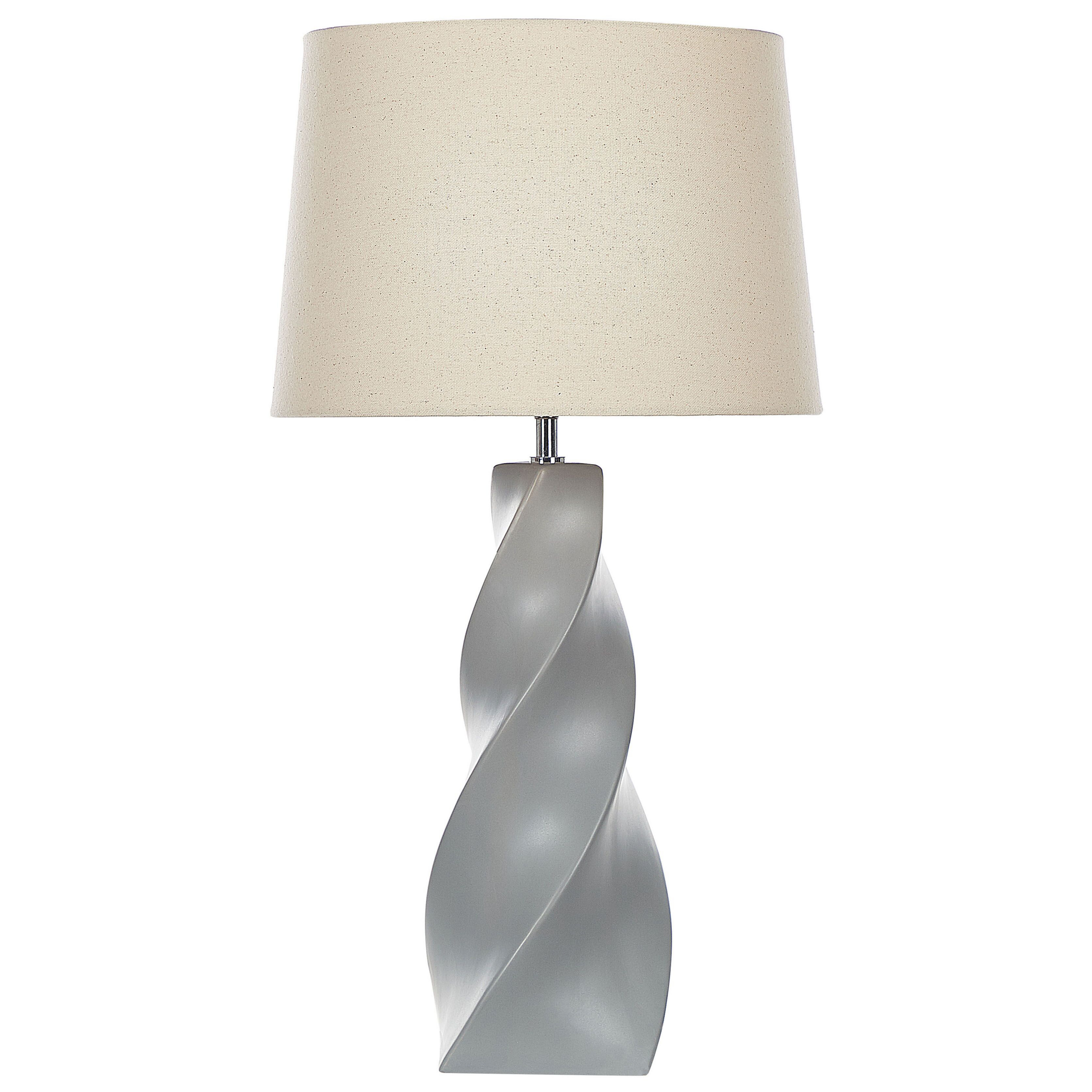Bordlampe BELAYA Keramik Grå