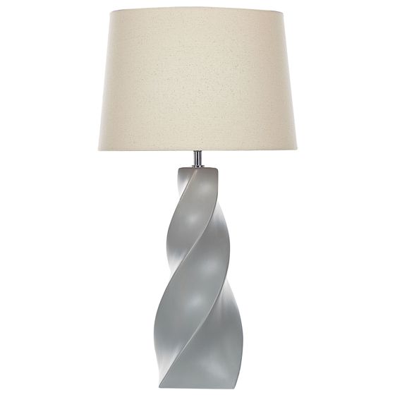 Bordlampe BELAYA Keramik Grå