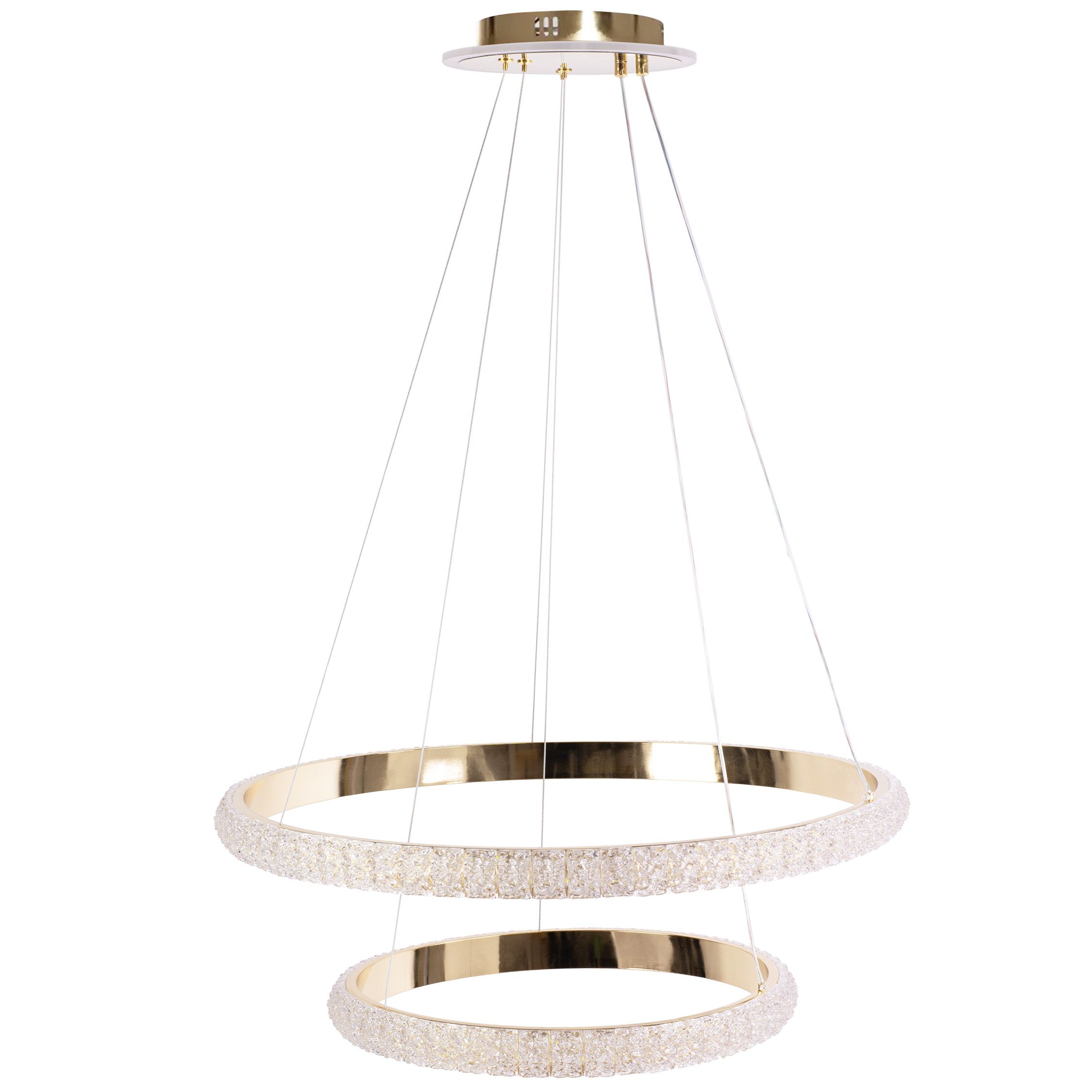 TOOLIGHT hængende loftlampe LED G045-2CP Guld 63x63x4cm