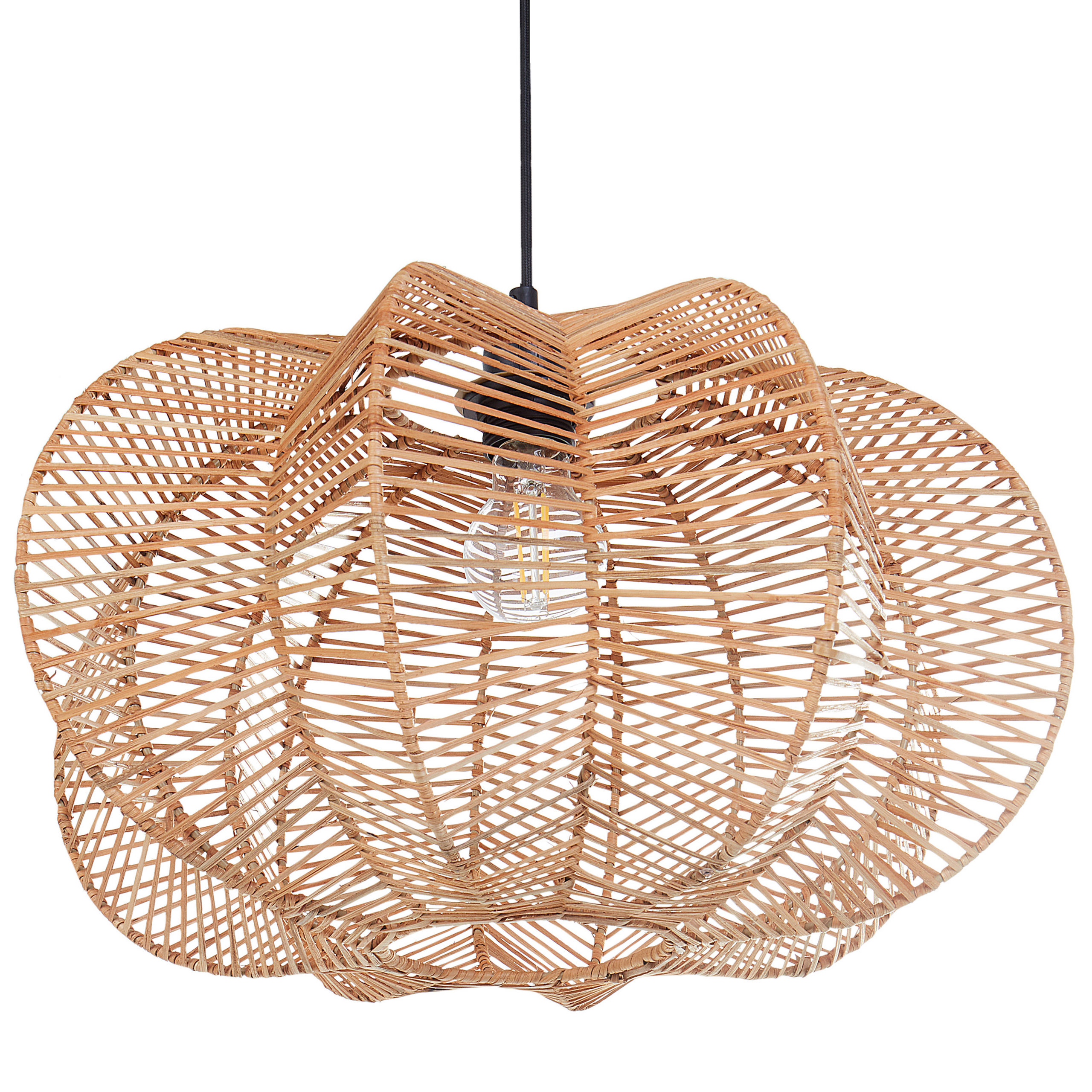 Loftlampe KIBI Rattan Naturlig