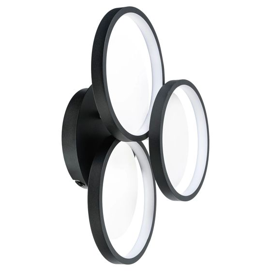 TOOLIGHT loftlampe APP1919-C Black LED Sort 21x21x13,5cm