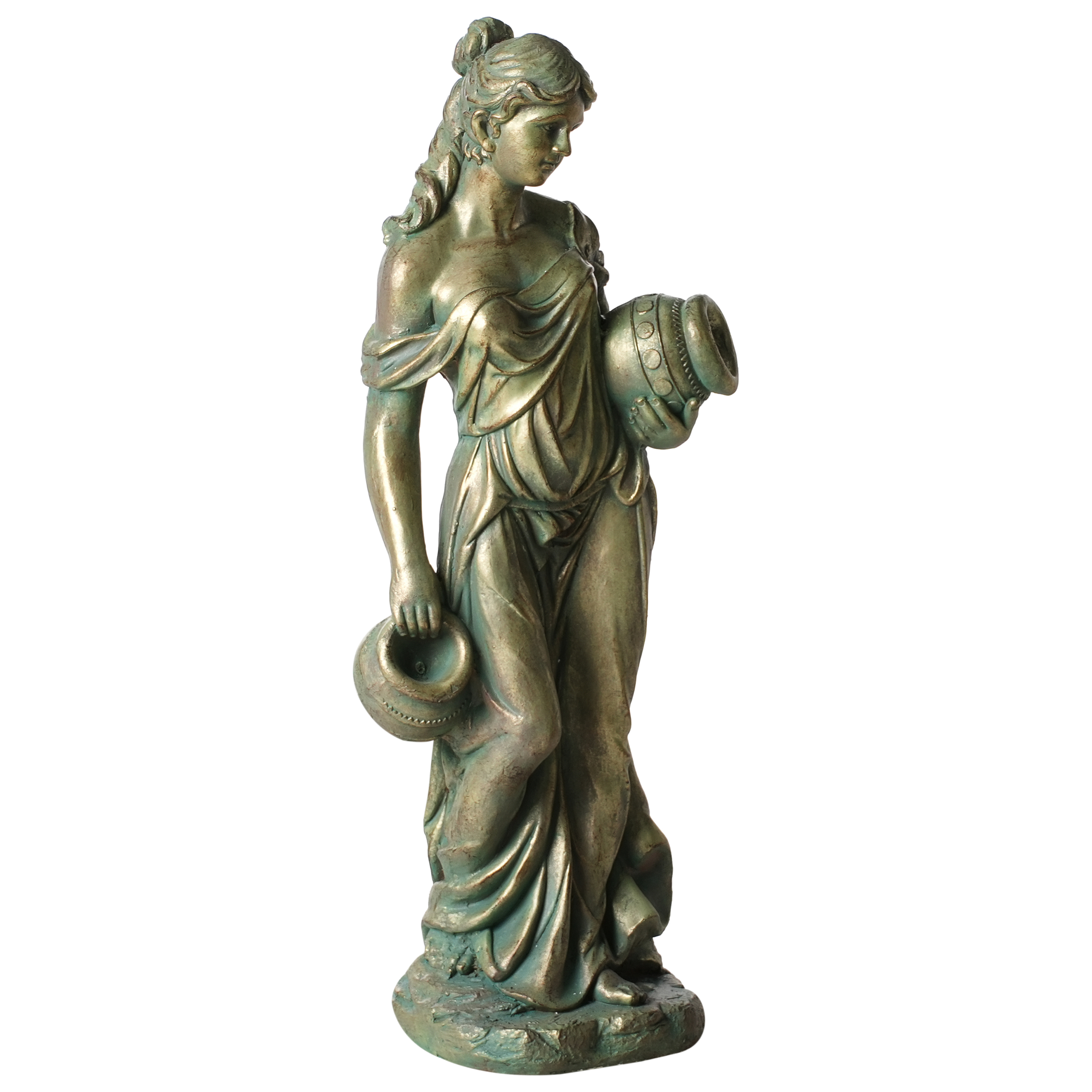 Havestatue TRYPOLIS Kvinde Grøn