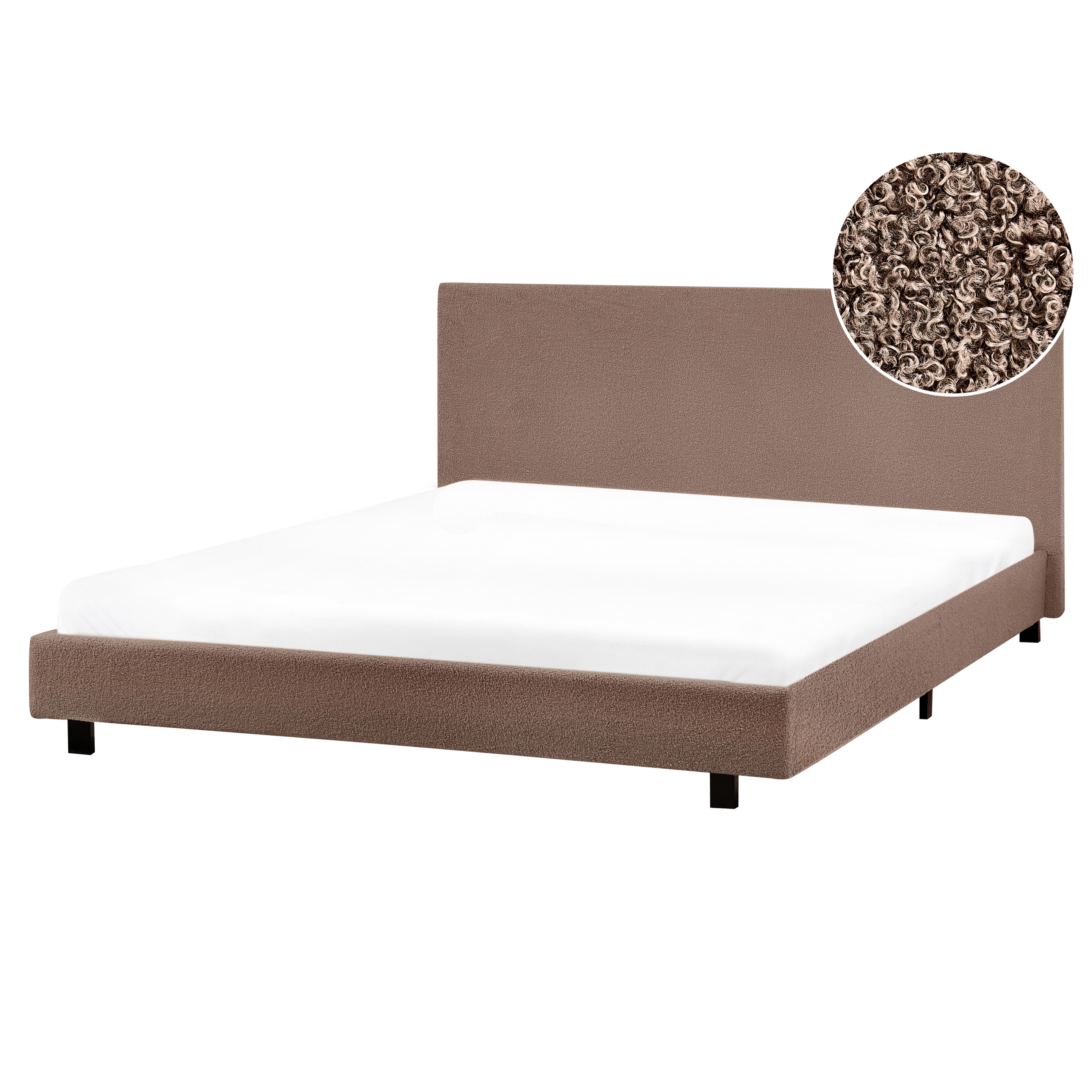 Seng Boucle ALBI 180 x 200 cm Brun
