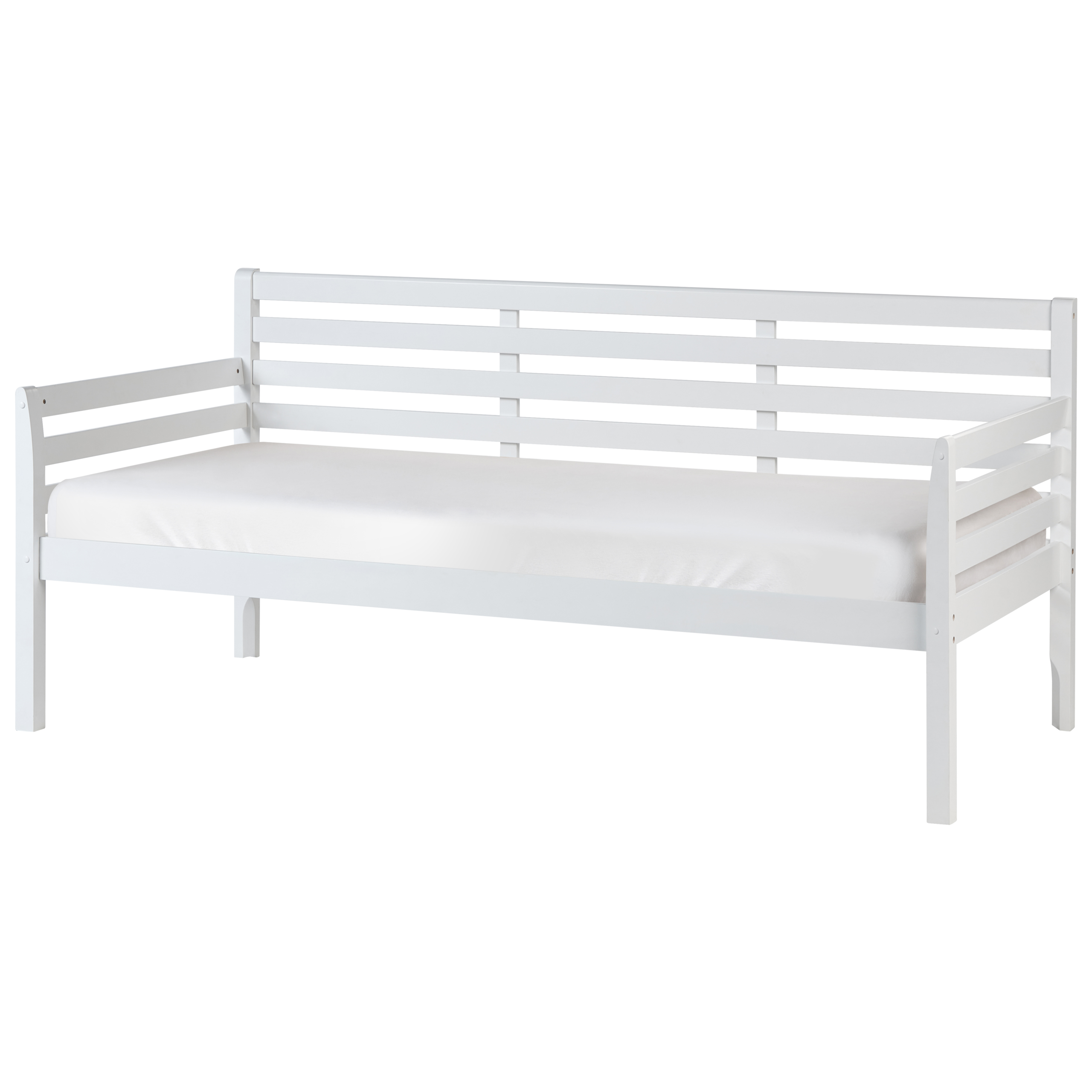 Daybed Træ THEZA 90 x 200 cm Hvid