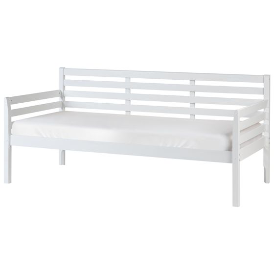 Daybed Træ THEZA 90 x 200 cm Hvid