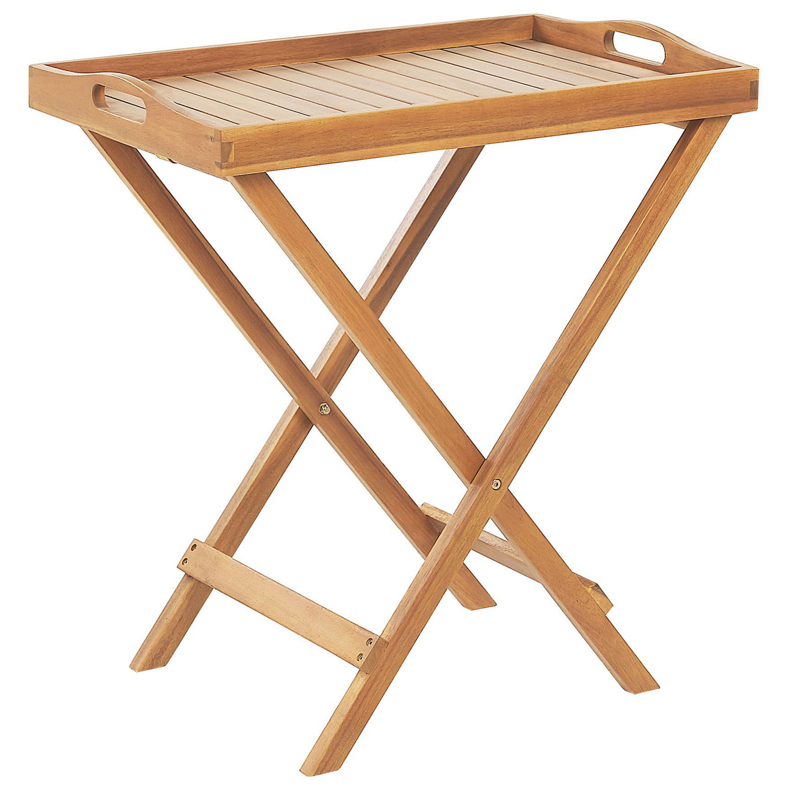 Udendørs sidebord JAVA Foldbar Akacietræ Lysebrun