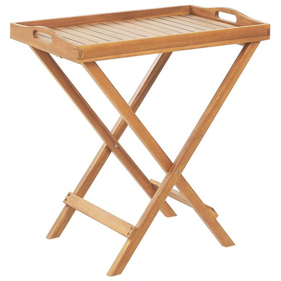 Udendørs sidebord JAVA Foldbar Akacietræ Lysebrun
