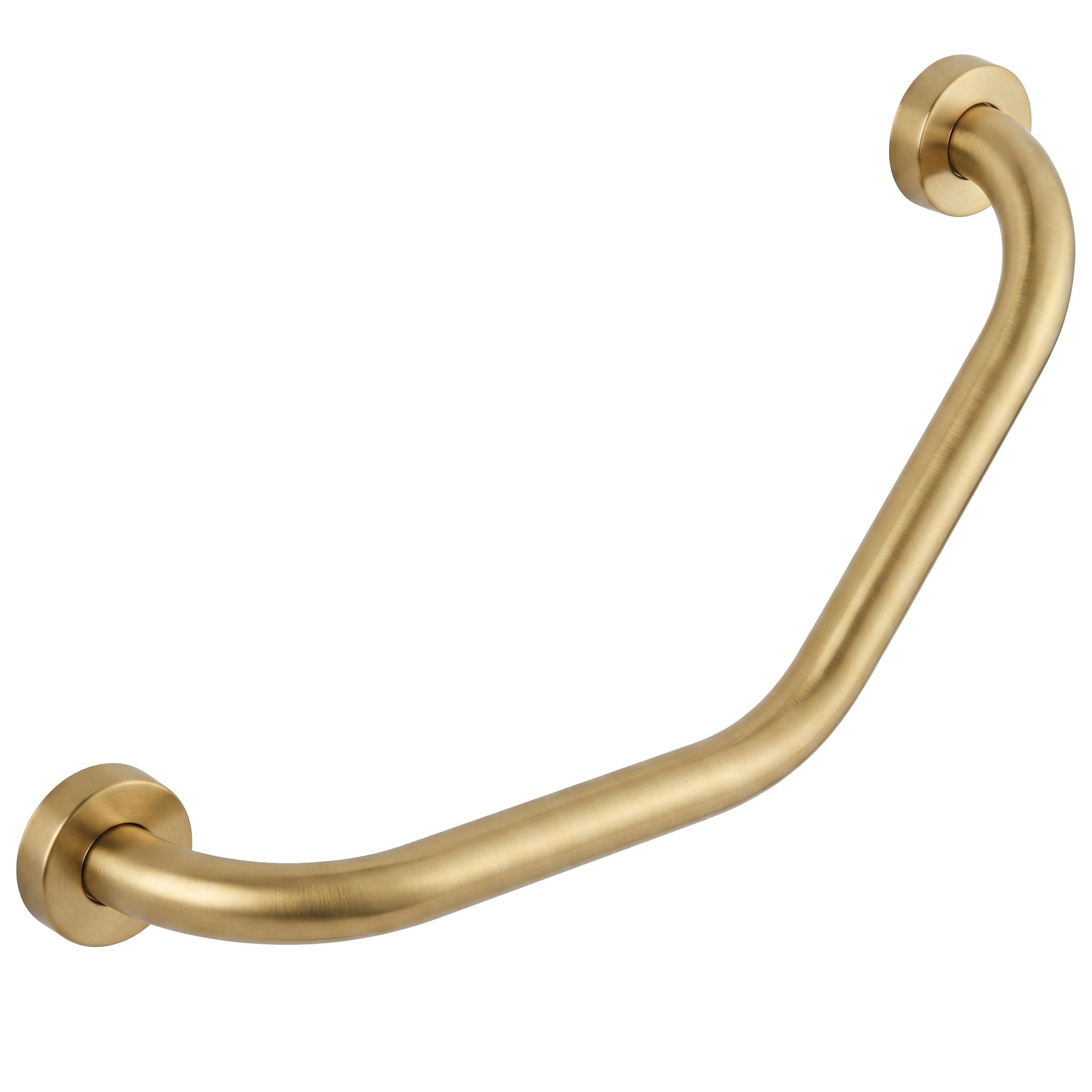 REA vinkelgreb til badeværelse 101 Børstet guld, 9x45x23cm