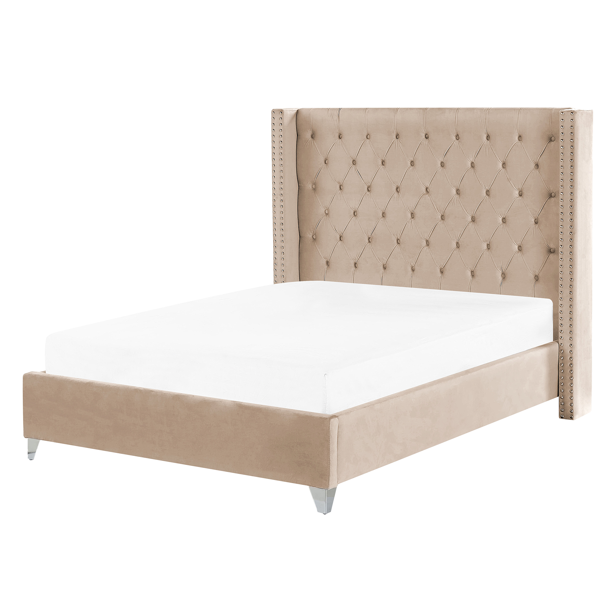 Seng Velour LUBBON 140 x 200 cm Beige