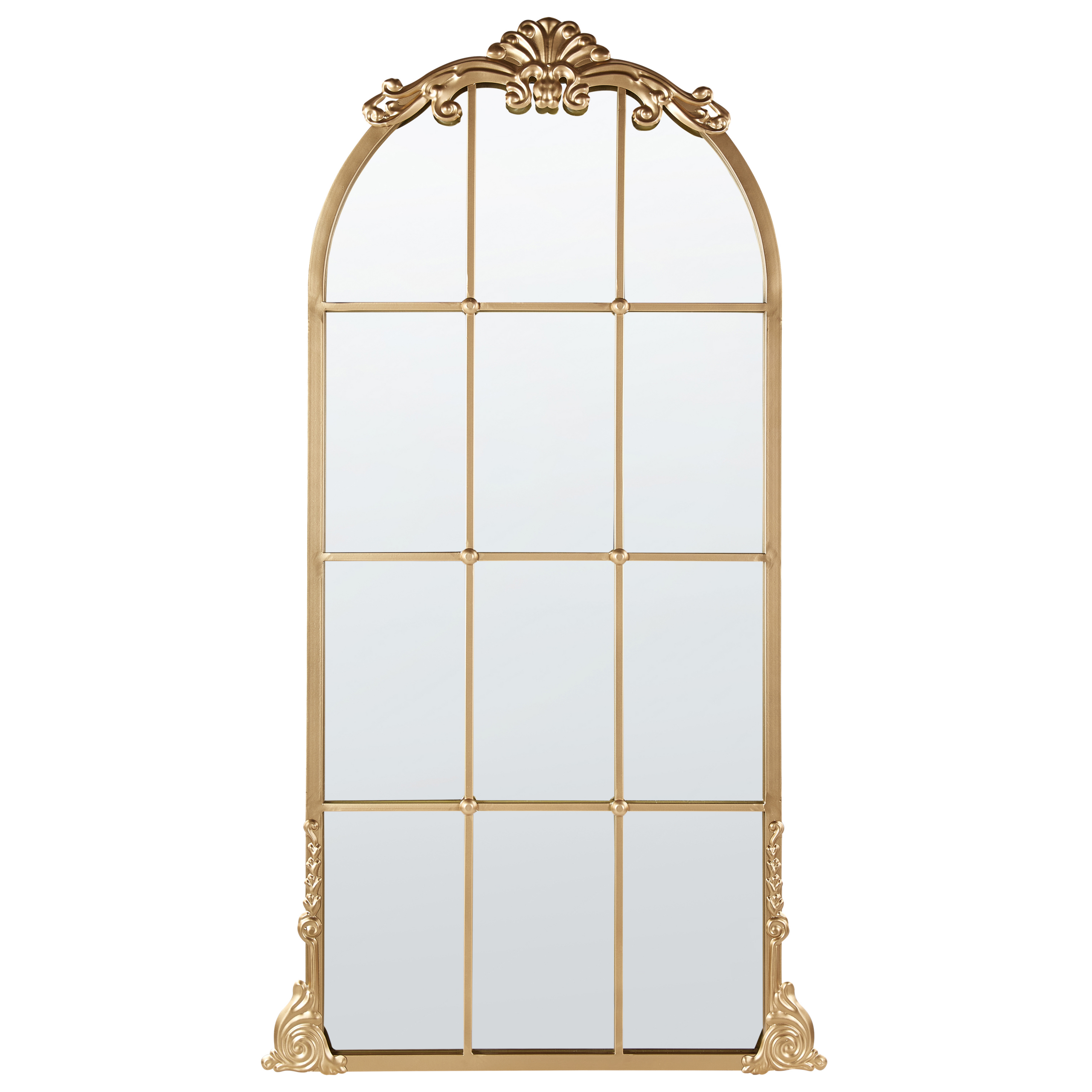 Vægspejl NOIDAN 66 cm 124 cm Metal Guld
