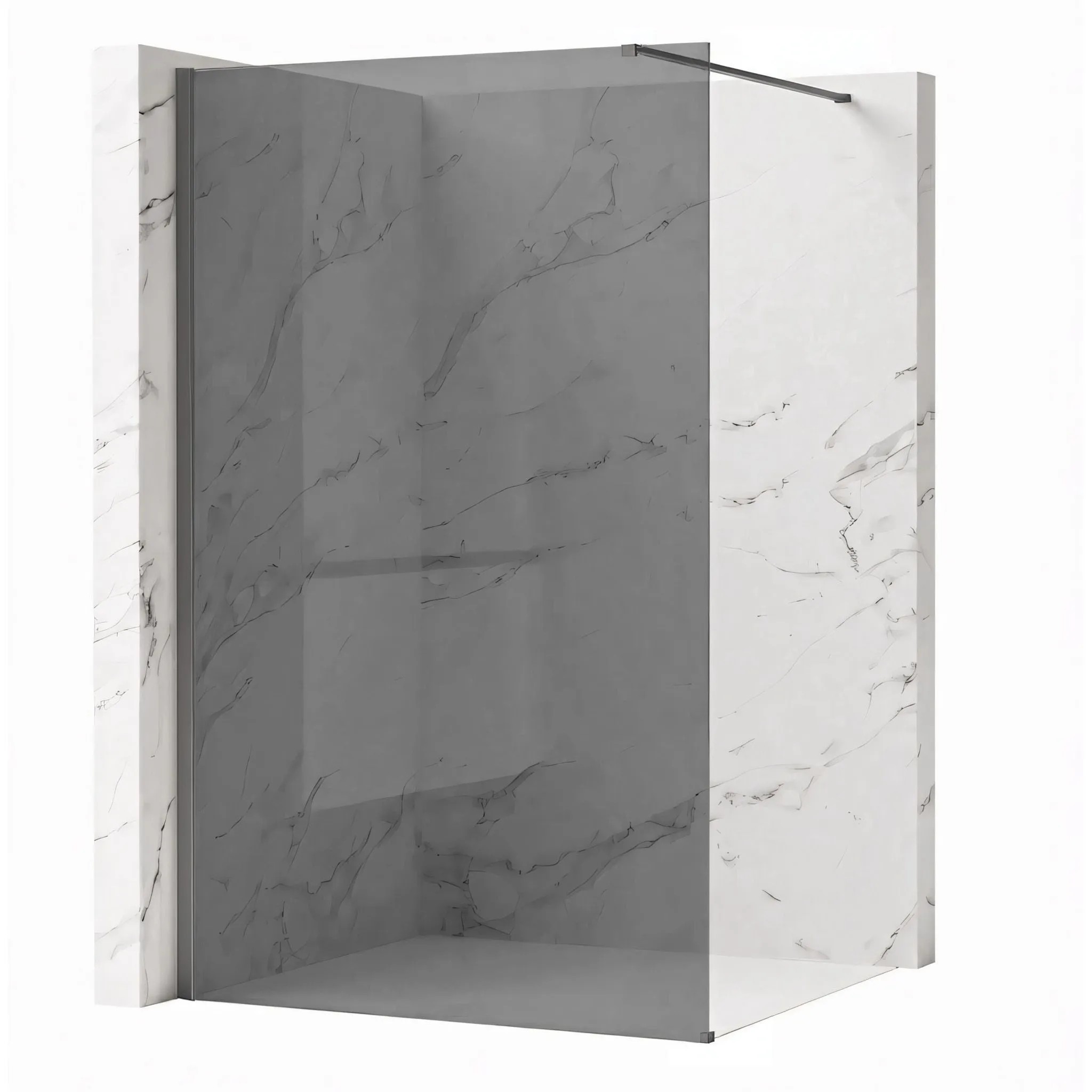 REA brusevæg Flexi Grey 120 Titan, 120x120x195cm
