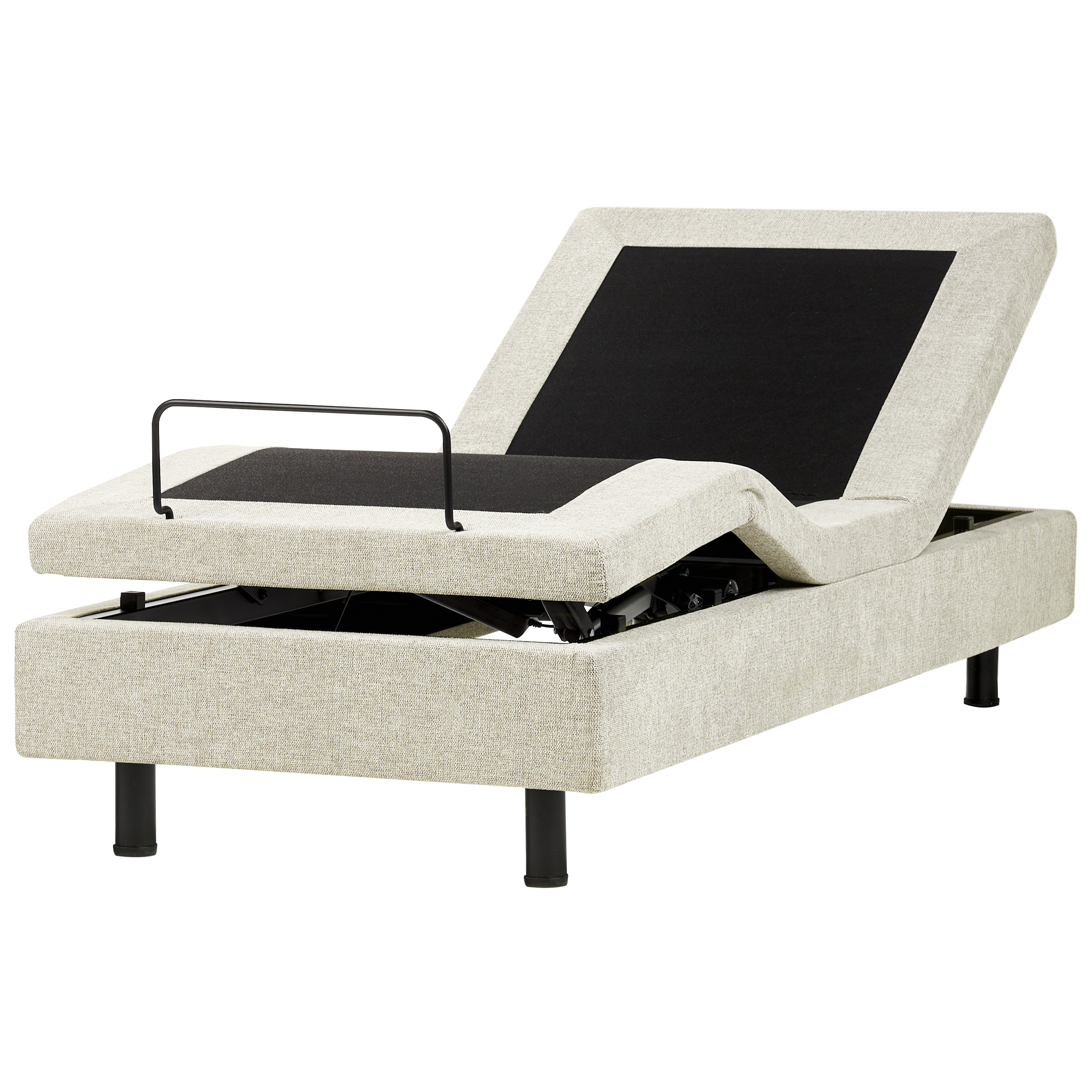 Justerbar seng uden hovedgærde CASTELLAN 80 x 200 cm Beige