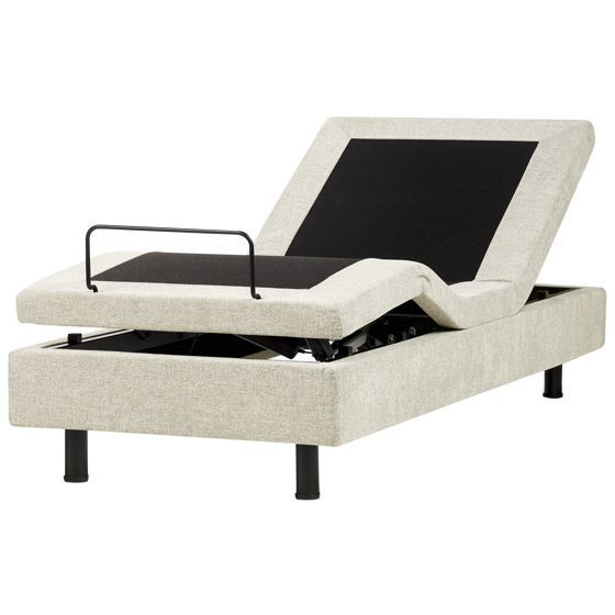 Justerbar seng uden hovedgærde CASTELLAN 80 x 200 cm Beige