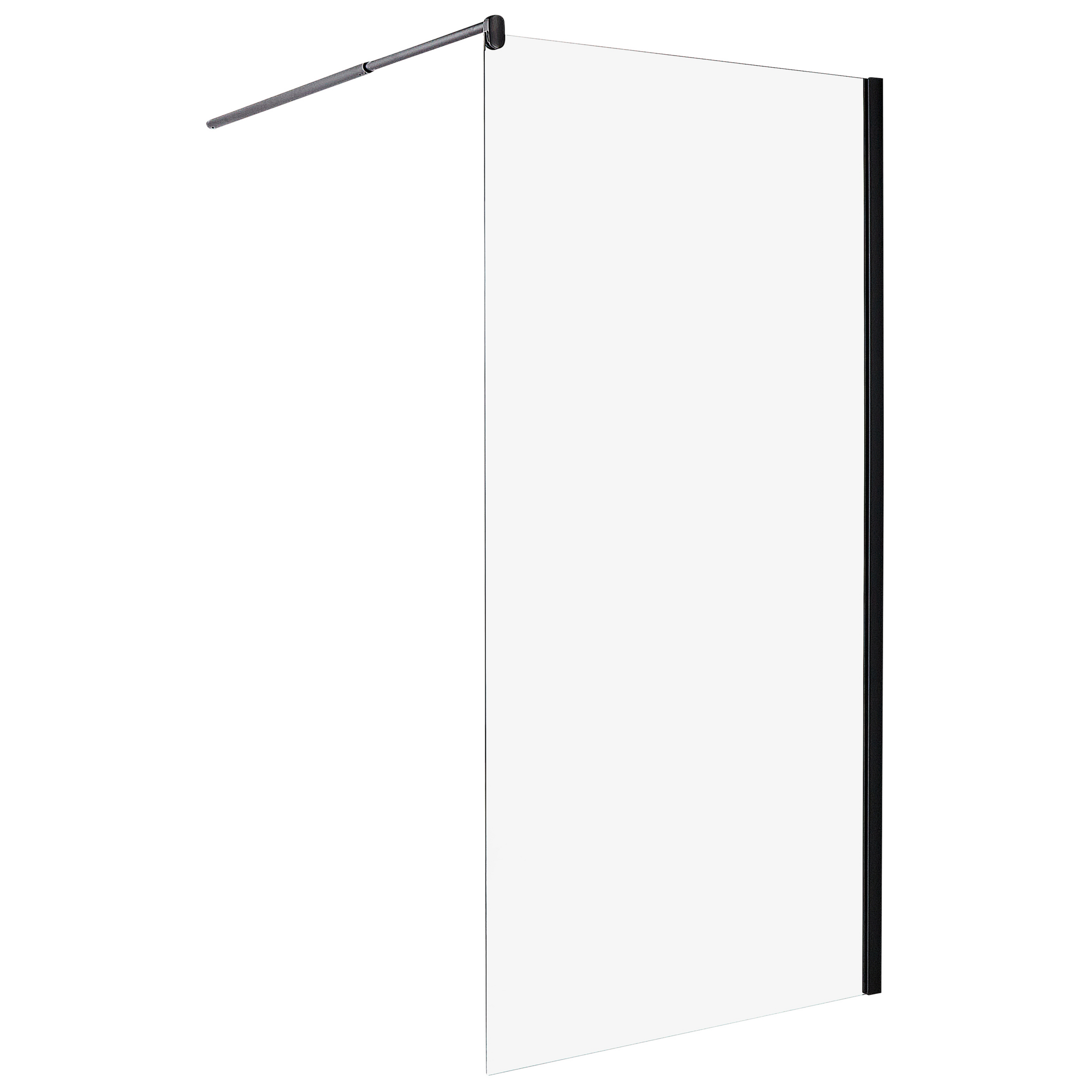 Brusevæg AHAUS 100 x 190 cm Sort