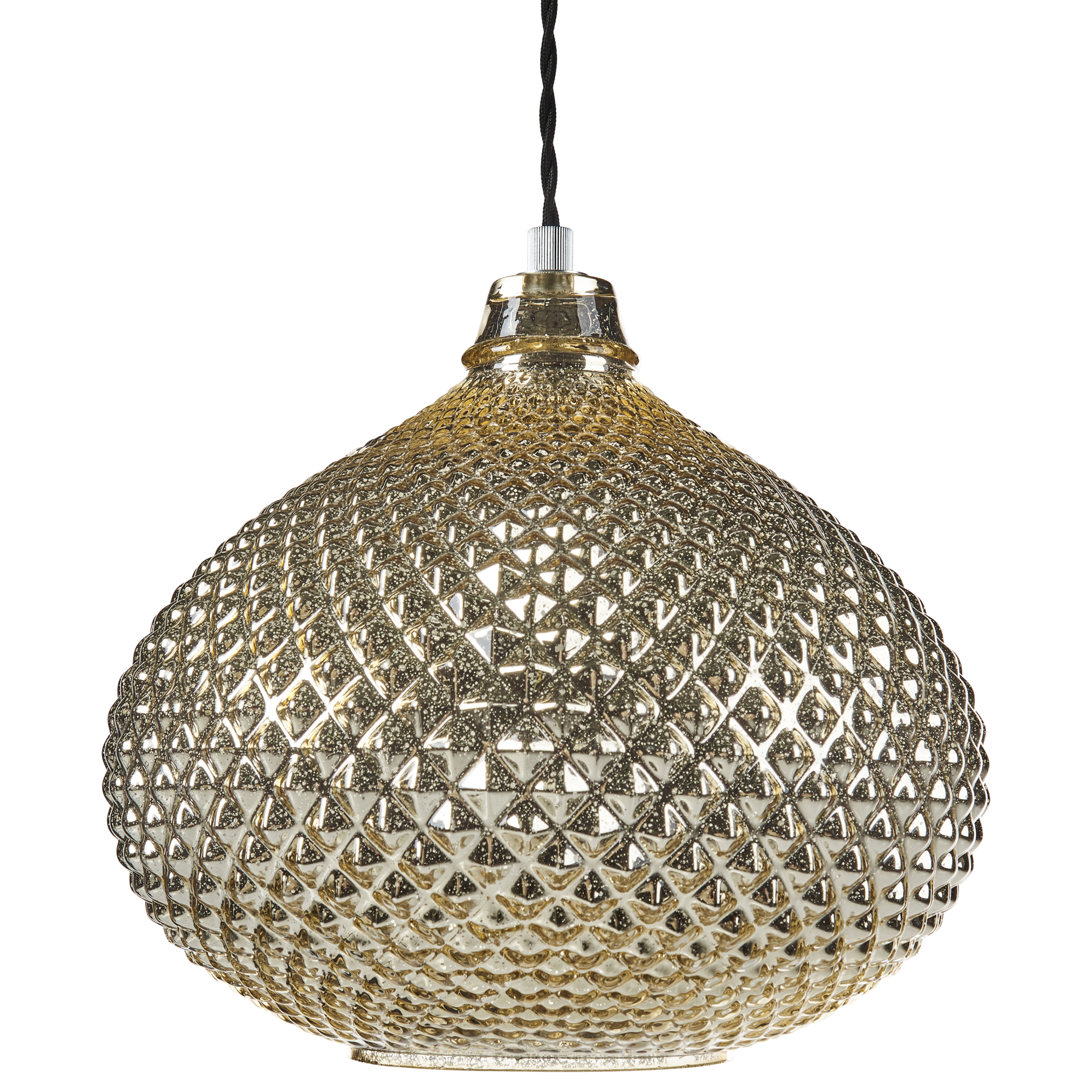 Loftlampe MADON Glas Guld