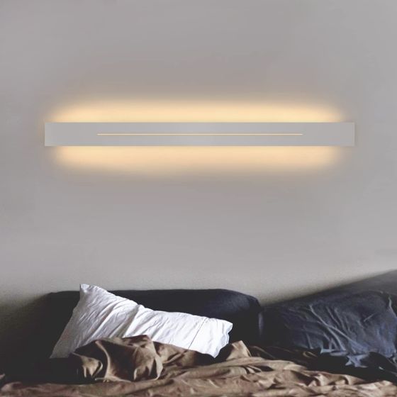 NETTLIFE LED-væglampe, 60 cm, varm hvid, smal