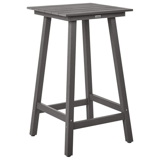 Barbord til have ADIRONDACK 60 cm 59 cm Syntetisk materiale Mørkegrå
