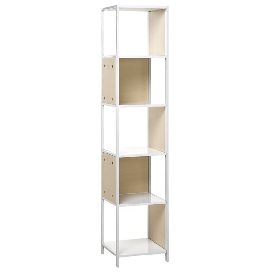 5-etagers reol BOGOTA 165 cm Hvid