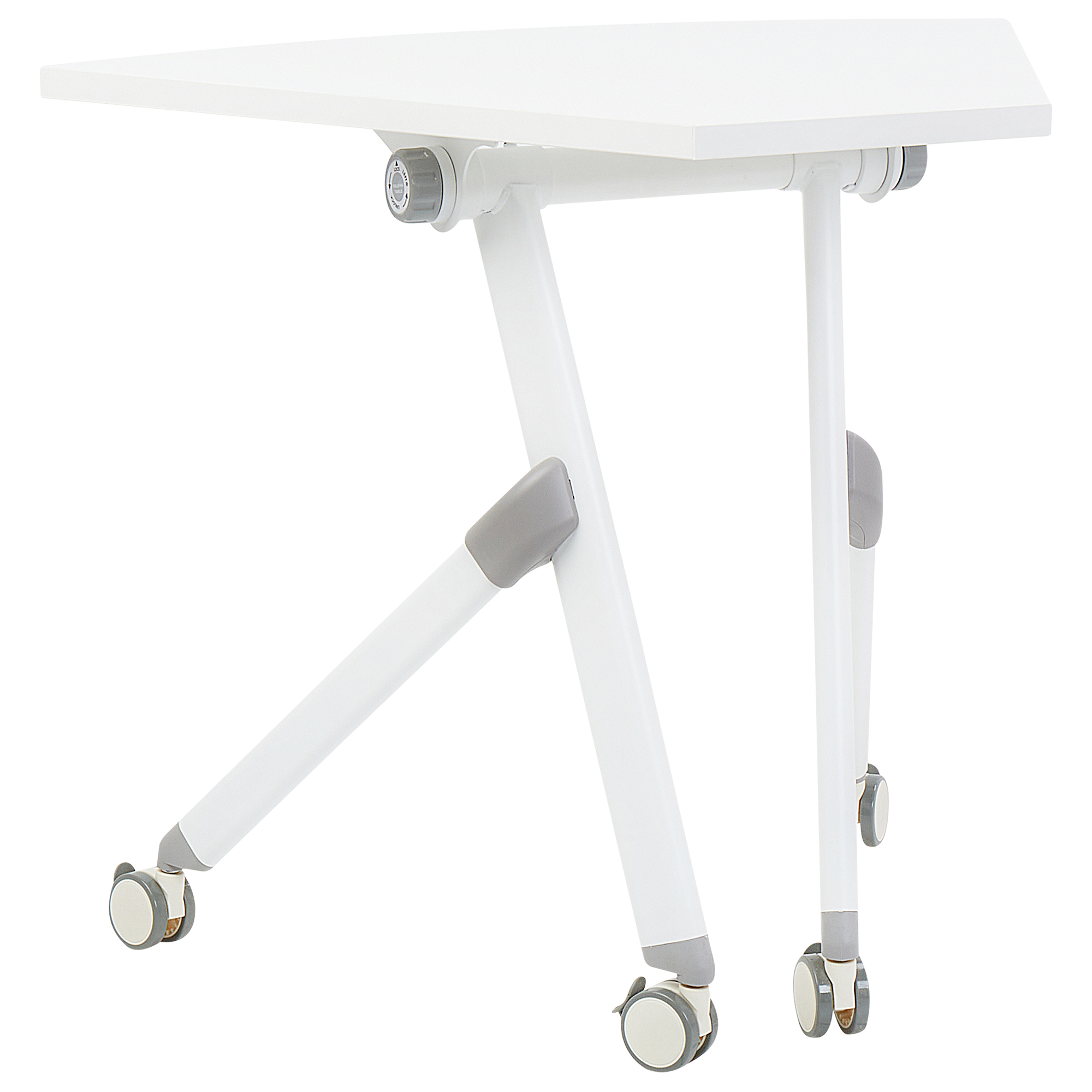 Klap hjørneskrivebords-modul BENDI 90 cm 64 cm Hvid