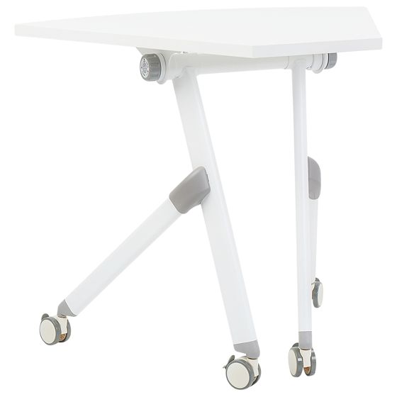 Klap hjørneskrivebords-modul BENDI 90 cm 64 cm Hvid