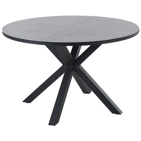 Havebord MALETTO 120 cm 120 cm Glas Grå