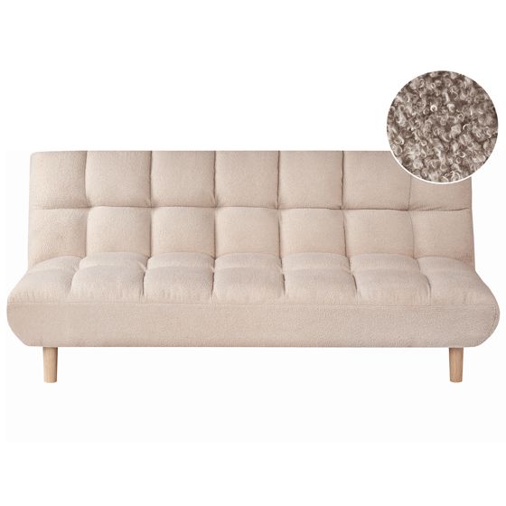 Sovesofa 2 personers RISOR Boucle Beige