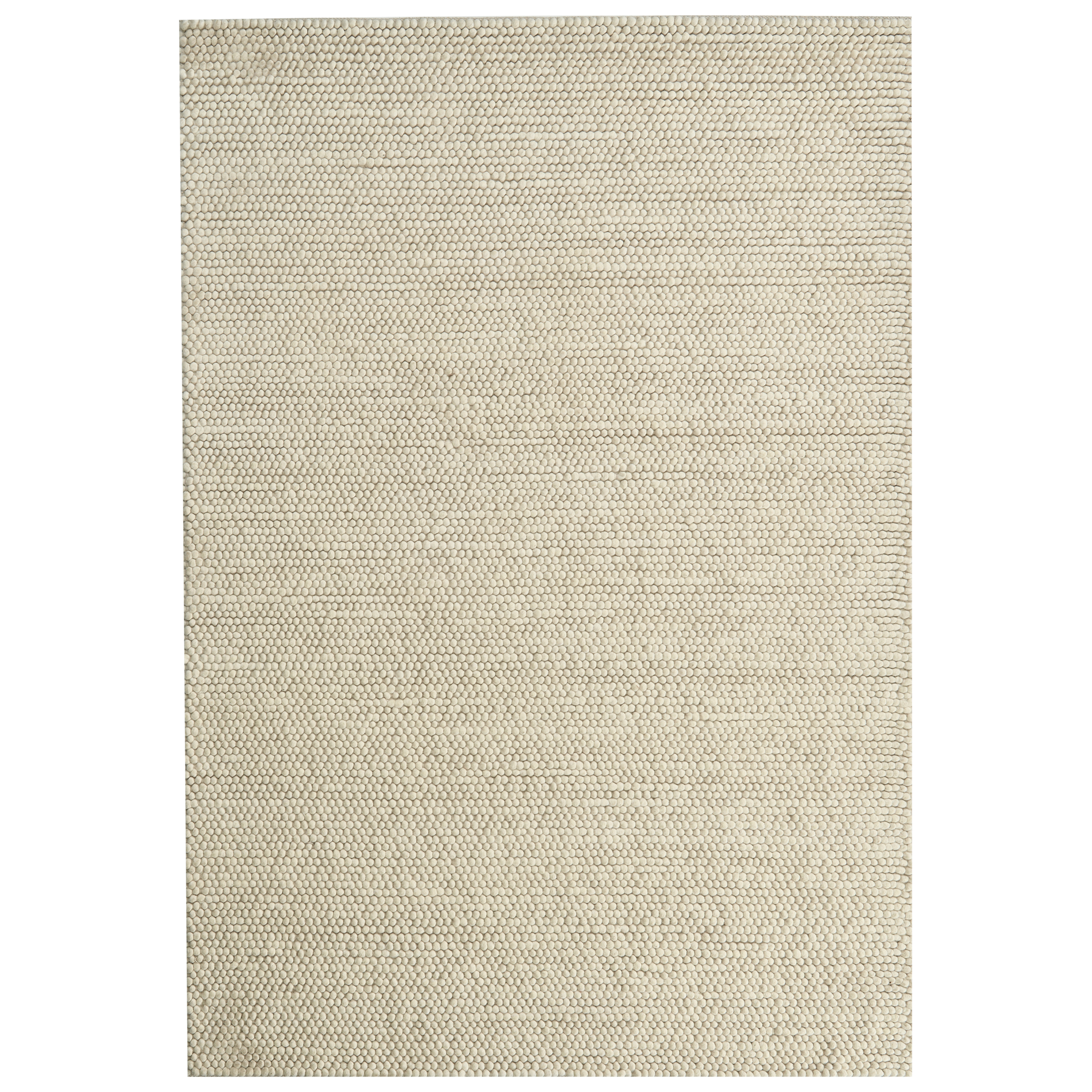 Gulvtæppe KORDEA Lys Beige 160 x 230 cm Uld