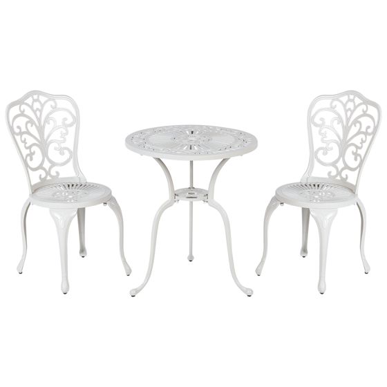 Altansæt TRIORA/DASCIO Metal Cremehvid