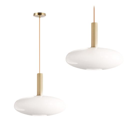 TOOLIGHT hængende loftlampe APP668-1CP Guld/Hvid 24x30x80cm