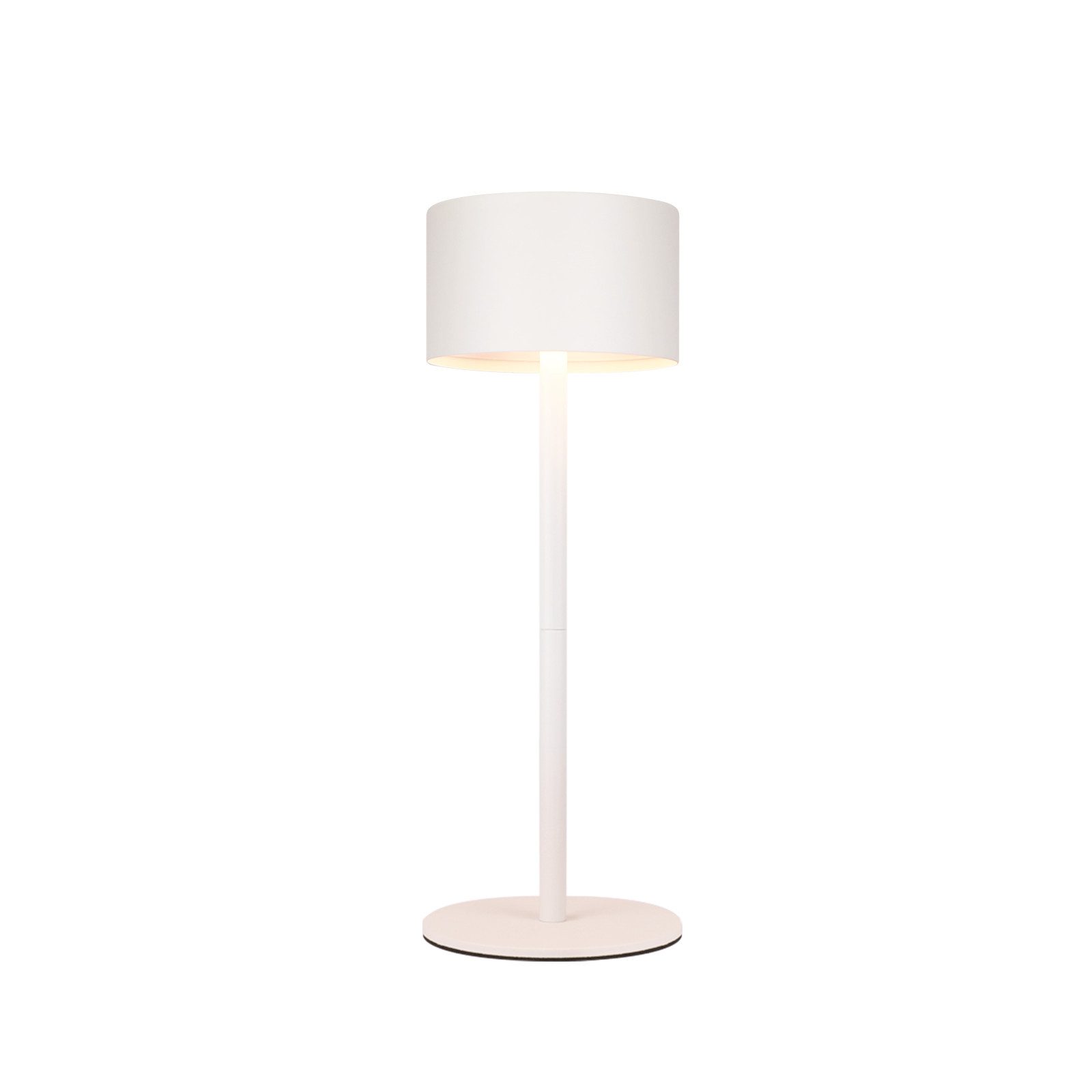 NETTLIFE Trådløs LED-bordlampe, 2 stk.: Dæmpbar touch-bordlampe, 3 farvetemperaturer, højdejusterbar, USB