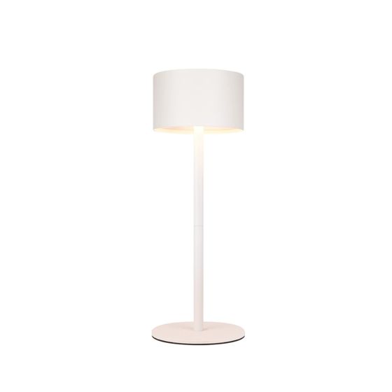 NETTLIFE Trådløs LED-bordlampe, 2 stk.: Dæmpbar touch-bordlampe, 3 farvetemperaturer, højdejusterbar, USB