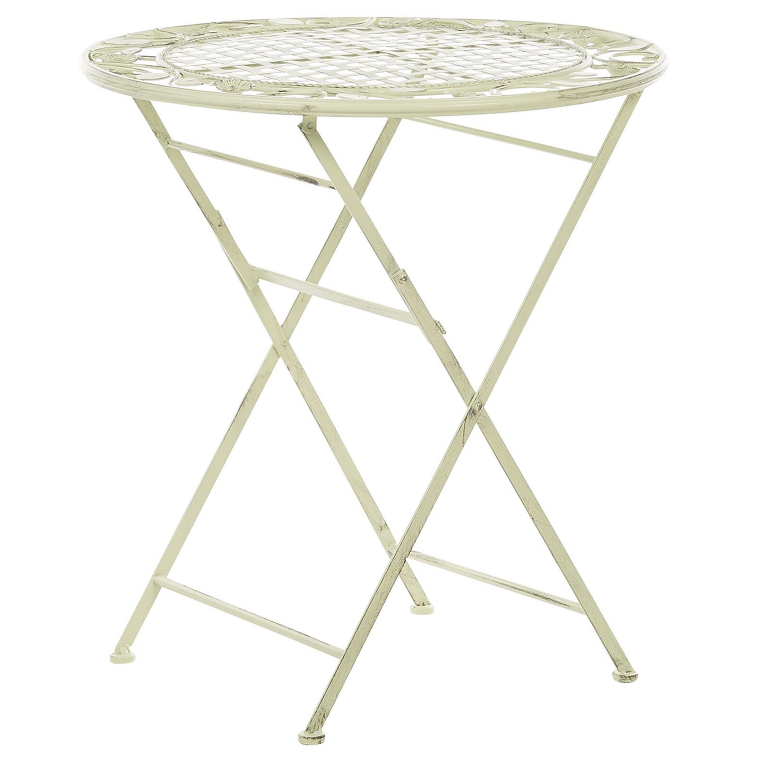 Bistro bord BIVIO 70 cm 70 cm Metal Lysegrøn