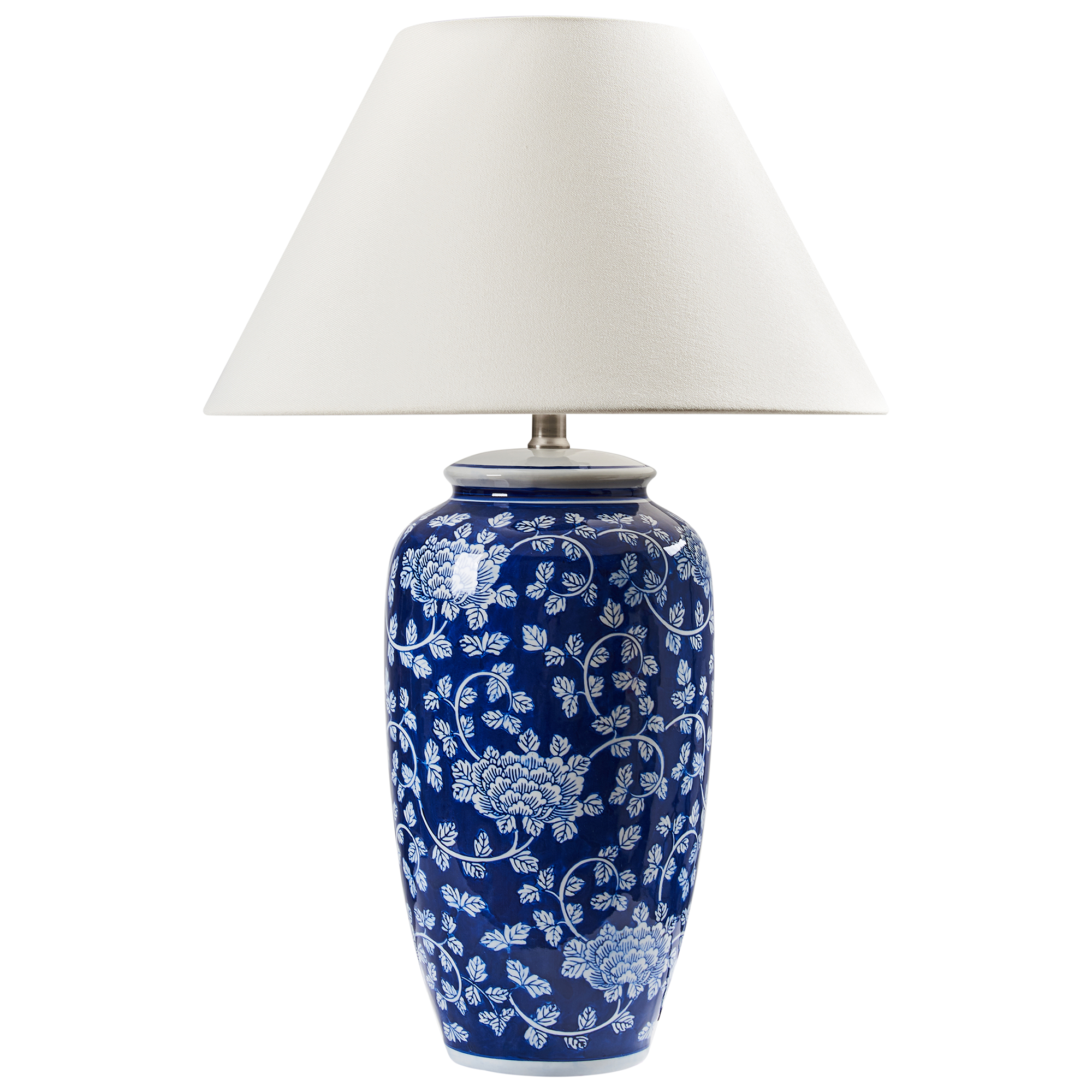 Bordlampe ANGELES Porcelæn Blå