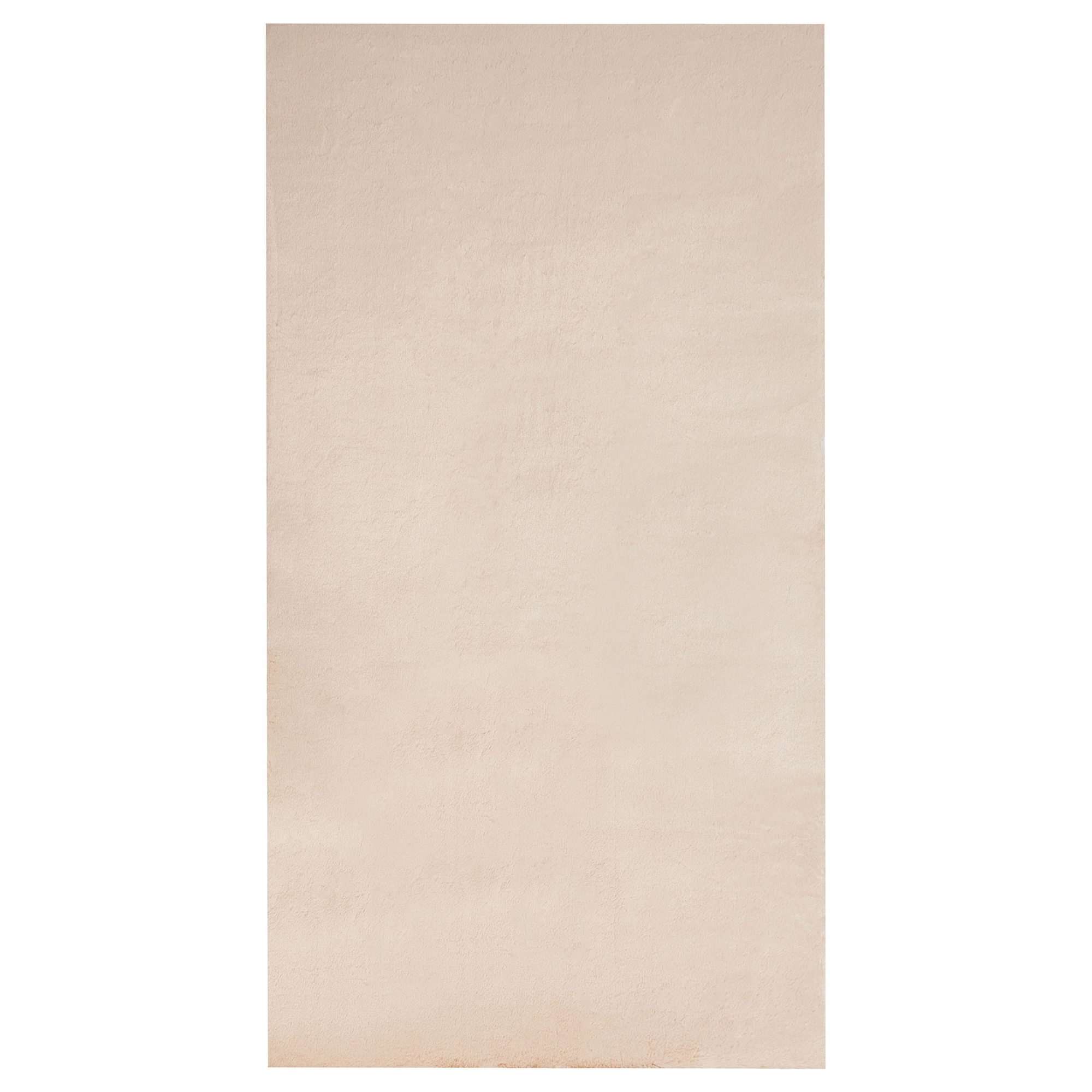 Tæppe af kunstpels MIRPUR Beige 80 x 150 cm