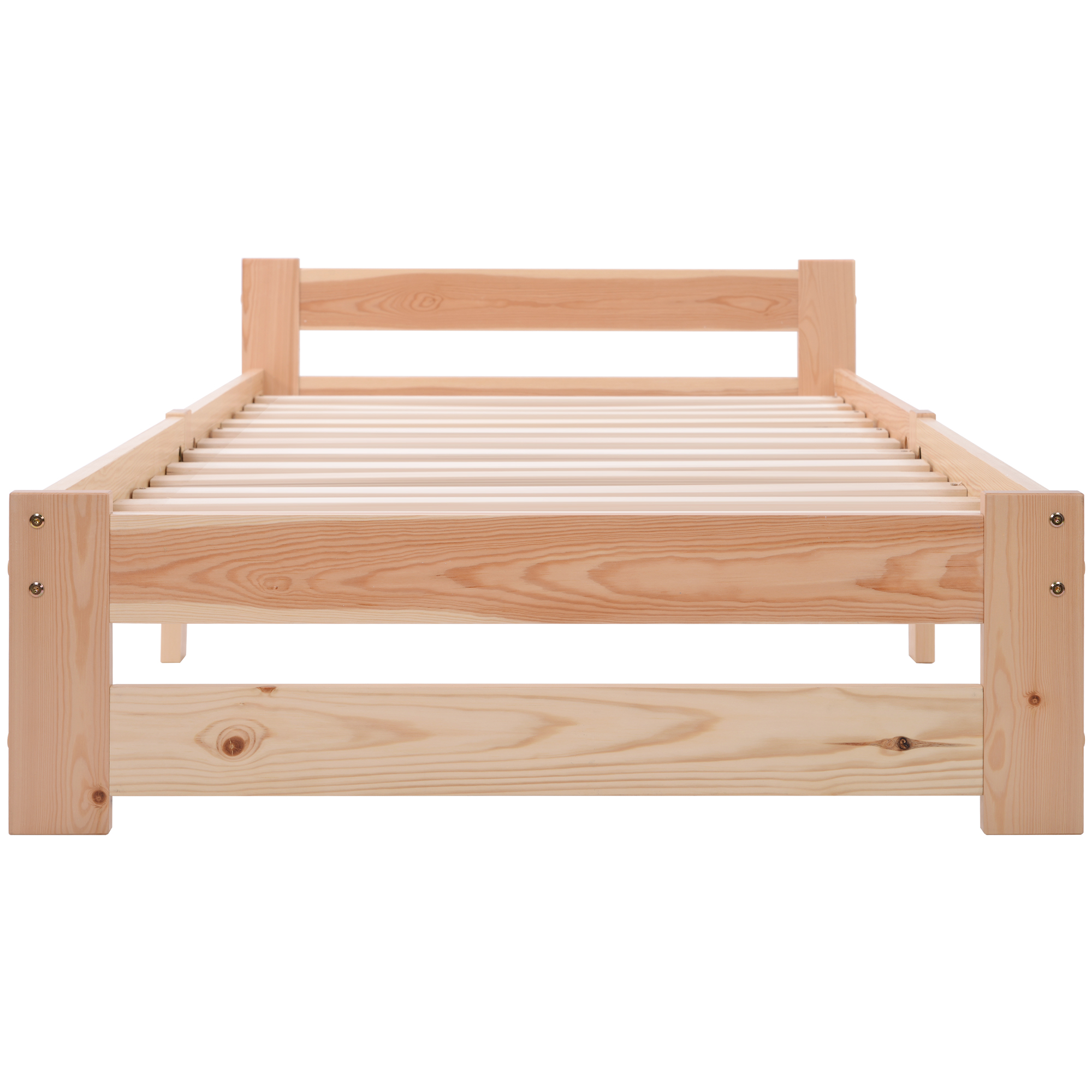 Futon-seng 90 x 200 cm, massivt træ