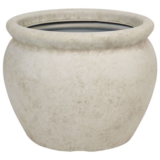 Urtepotte MACEDON 45 cm Cremehvid
