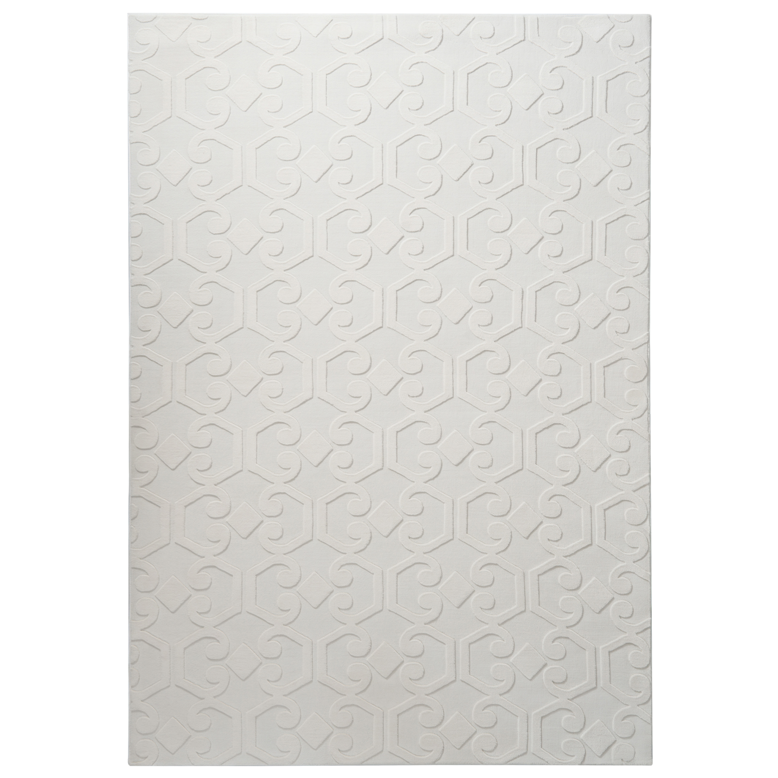 Gulvtæppe GANNETT Cremehvid 160 x 230 cm